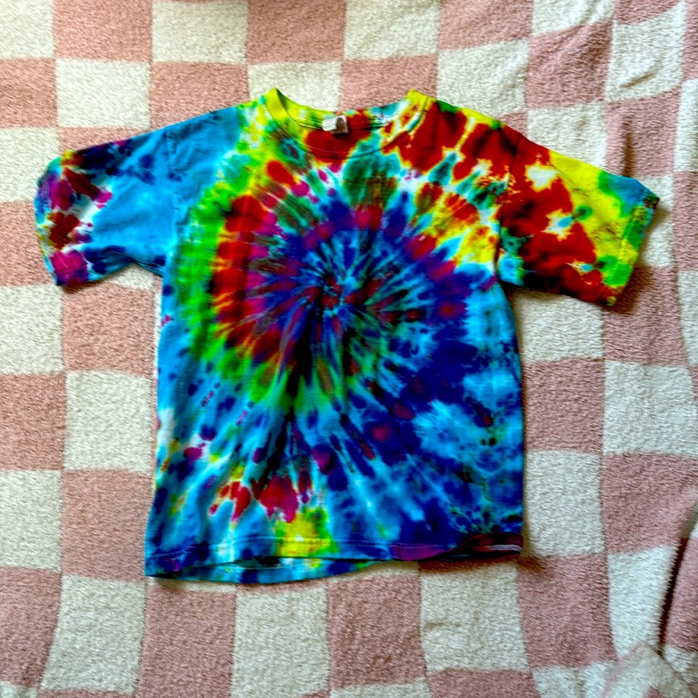 A tie-dye T-shirt, size medium